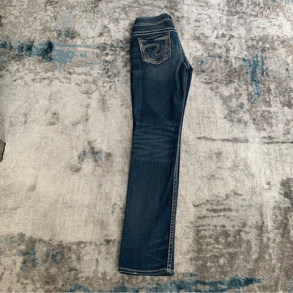 SILVER JEANS CO Suki Straight Leg Jeans | Low Rise | Size 26 /32 - Picture 13 of 16